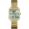 cluse-la-tetragone-gold-square-watch-sage-green