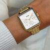 cluse-la-tetragone-gold-square-watch-white