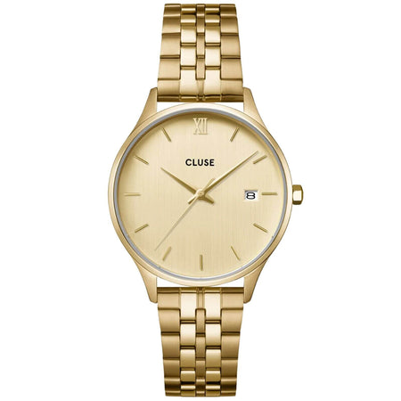 Cluse Minuit Date Gold Watch