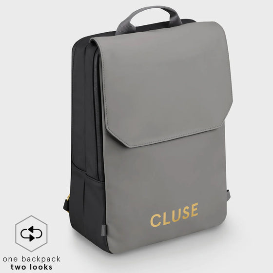 Cluse Reversible Backpack - Black/Grey
