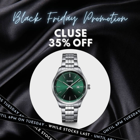 Cluse Antheor Steel Watch - Green *BLACK FRIDAY*