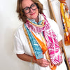 Connie Contrast Scarf - Yellow