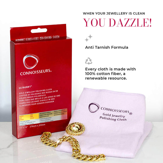 Connoisseurs Gold Jewellery Polishing Cloth