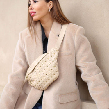 depeche-beige-leather-bumbag-sling-gold-studded-bag