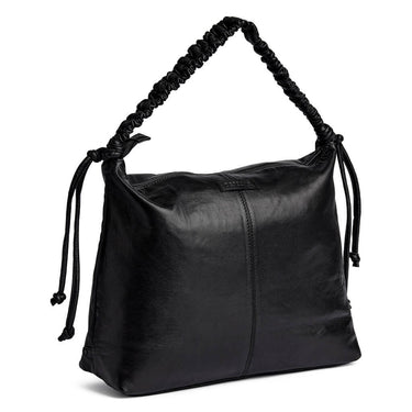 depeche-black-leather-gathered-strap-large-shoulder-bag-17086