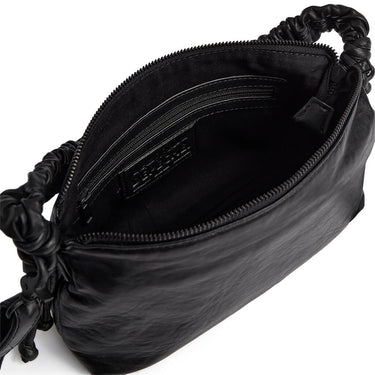 depeche-black-leather-gathered-strap-small-shoulder-bag-17088