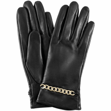 depeche-black-leather-gold-chain-gloves