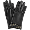 depeche-black-leather-gold-studded-gloves