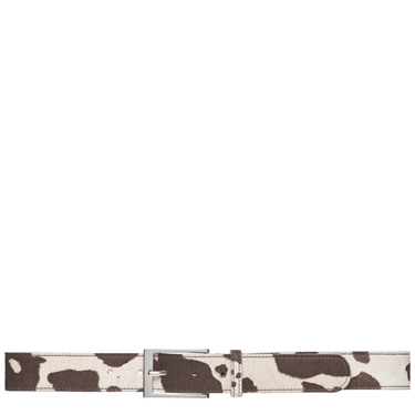 ladies skinny bow cow pattern belt