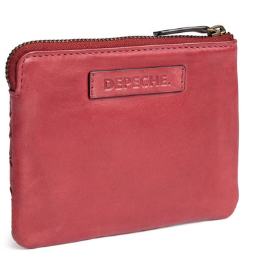 Depeche Red Leather Sofya Coin Purse