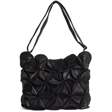 Depeche Rio Black Leather Shoulder Bag