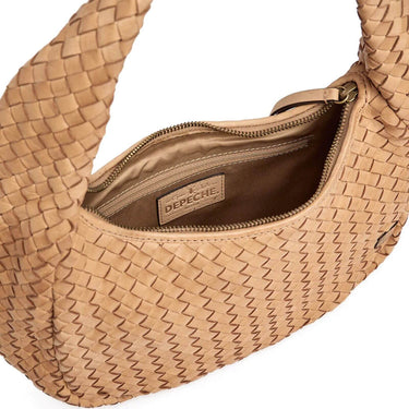 depeche-sand-leather-woven-grab-bag