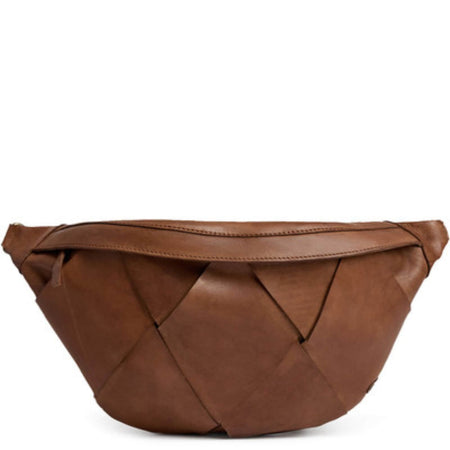 Depeche Soft Cognac Leather Bumbag/Sling Bag