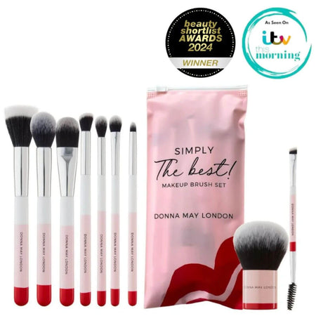 Donna May Full Size Make Up Brush Set