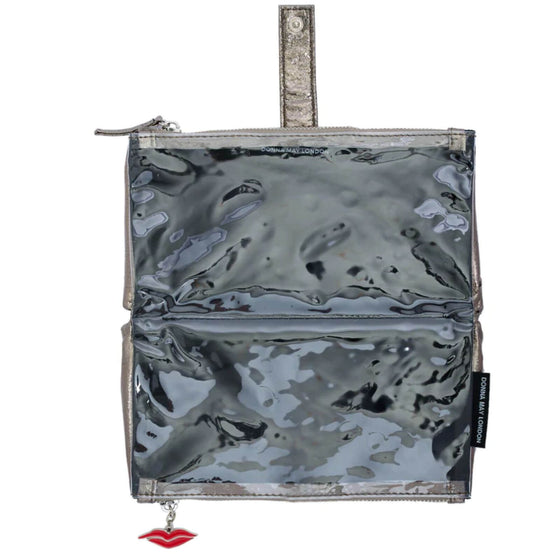 Donna May Metallic Travel Bag - Graphite