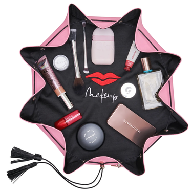 inside of drawstring make up bag