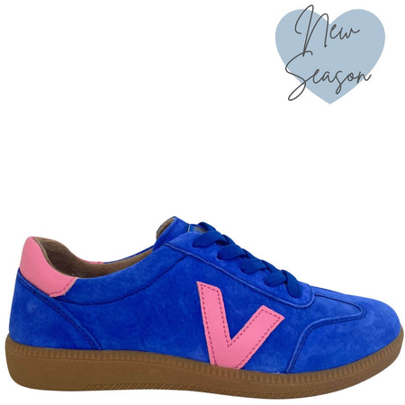 Drilleys Seventy Slim Sole Sneakers - Blue Pink