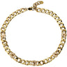 Dyrberg Kern Angelina Gold Chunky Curb Chain Necklace - Golden