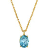 Dyrberg Kern Barga Gold Necklace - Aqua