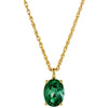 Dyrberg Kern Barga Gold Necklace - Green