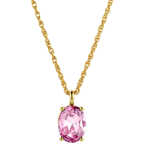 Dyrberg Kern Barga Gold Necklace - Light Rose