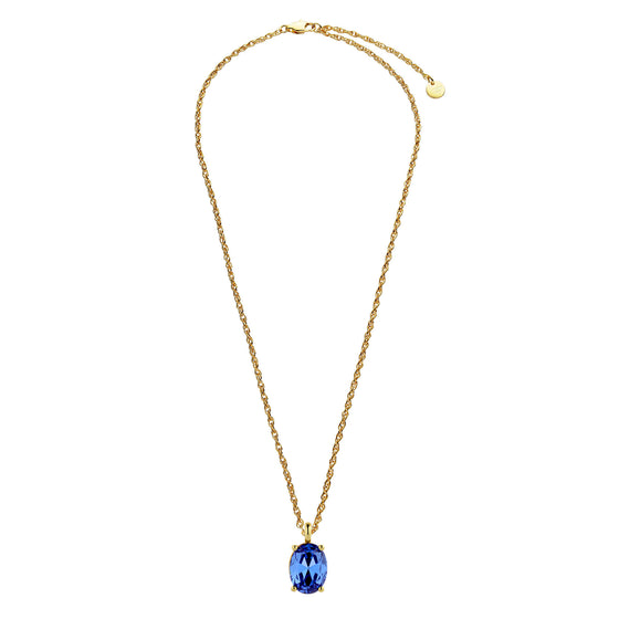 Dyrberg Kern Barga Gold Necklace - Sapphire