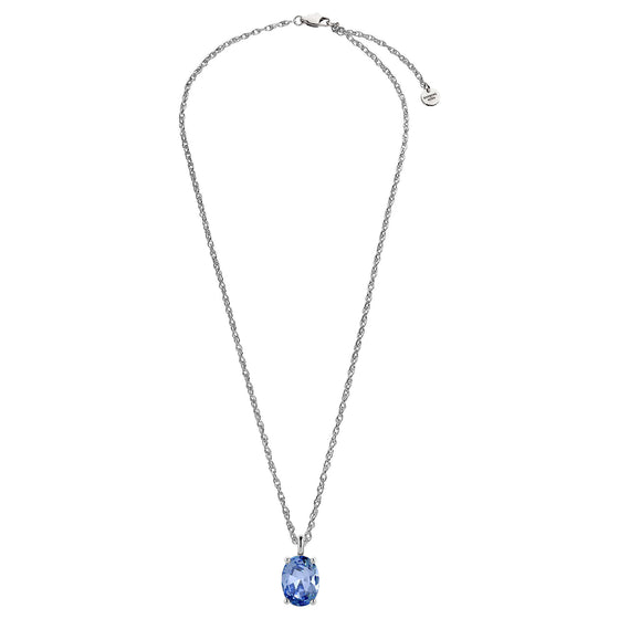 Dyrberg Kern Barga Silver Necklace - Light Blue