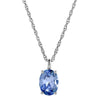 Dyrberg Kern Barga Silver Necklace - Light Blue