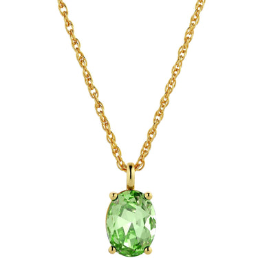 Dyrberg Kern Barga Gold Necklace - Light Green