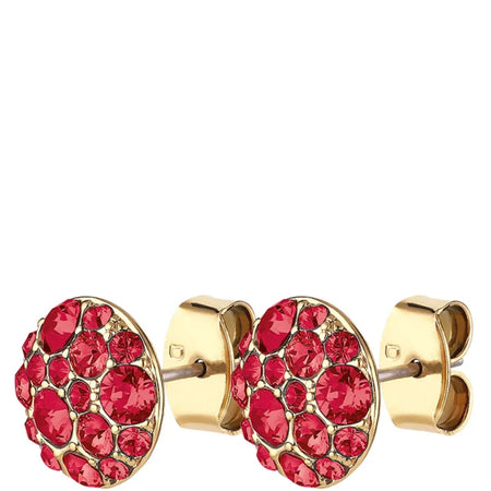 Dyrberg Kern Blais Gold Earrings - Red