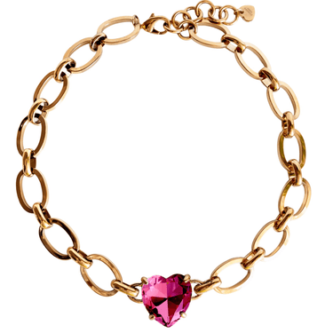 dyrberg-kern-braze-gold-large-link-heart-pendant-necklace-rose-pink