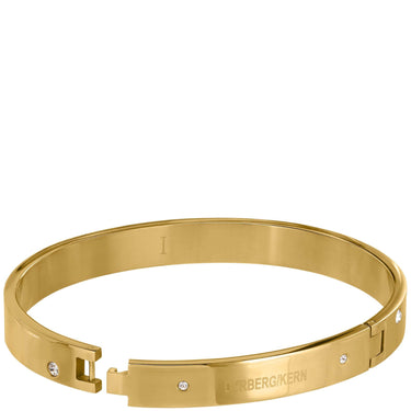 Dyrberg Kern Clare Gold Bangle - Crystal