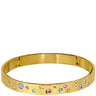 Dyrberg Kern Clare Gold Bangle - Pastel Multi