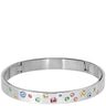 Dyrberg Kern Clare Silver Bangle - Pastel Multi