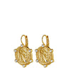 Dyrberg Kern Como Gold Drop Earrings