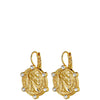 Dyrberg Kern Como Gold Drop Earrings