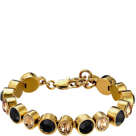 Dyrberg Kern Elaine Gold Bracelet - Black/Golden