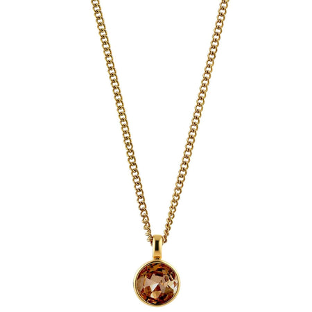 Dyrberg Kern Ette Gold Necklace - Brown