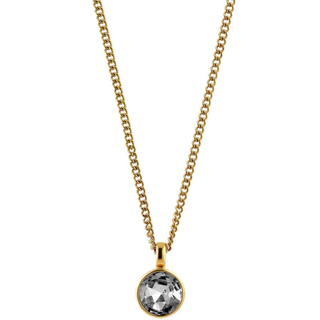 Dyrberg Kern Ette Gold Necklace - Grey