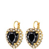 Dyrberg Kern Felicia Gold Earrings - Black/Golden