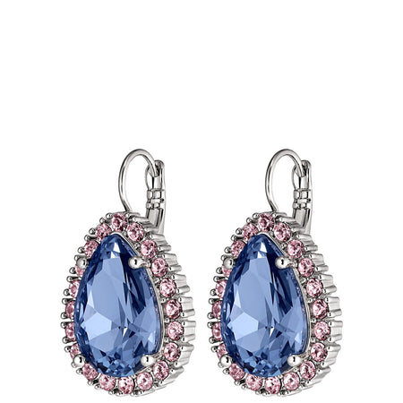 Dyrberg Kern Fiora Silver Earrings - Light Blue Pink