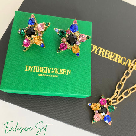 Dyrberg Kern Gold Rainbow Star Set