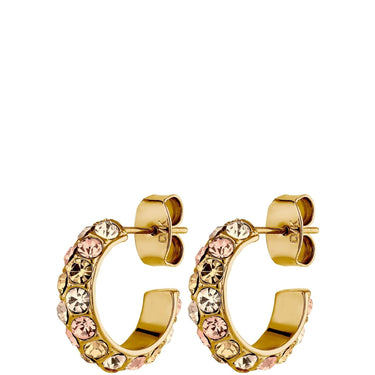 Dyrberg Kern Heidi Gold Earrings - Golden/Peach