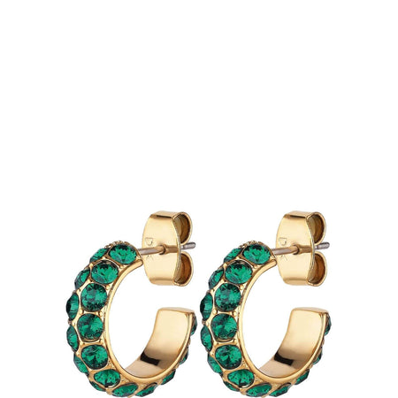 Dyrberg Kern Heidi Gold Earrings - Green