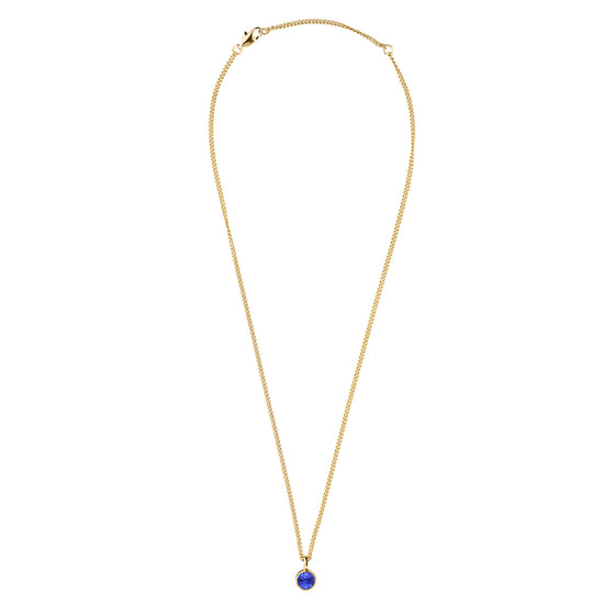 Dyrberg Kern Jemma Gold Necklace - Sapphire