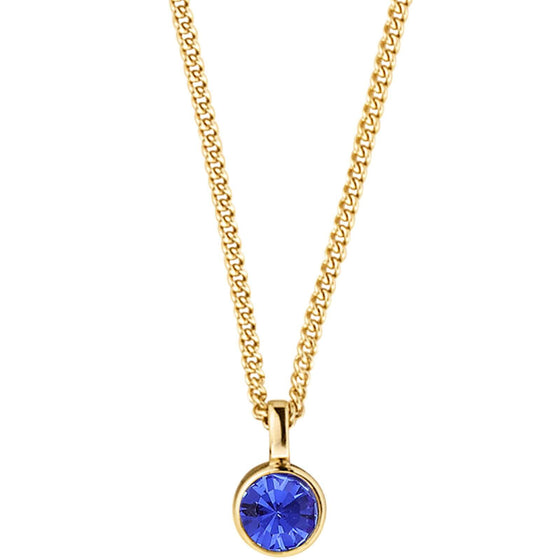 Dyrberg Kern Jemma Gold Necklace - Sapphire