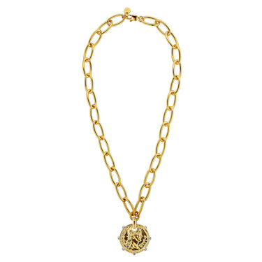 Dyrberg Kern Jenni Gold Oval Link Necklace