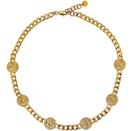 Dyrberg Kern Judy Gold Curb Chain Necklace