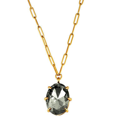 dyrberg-kern-kally-gold-necklace-grey