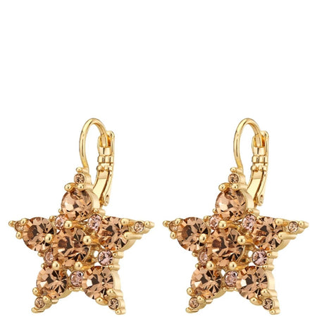 Dyrberg Kern Libra Gold Drop Earrings - Golden